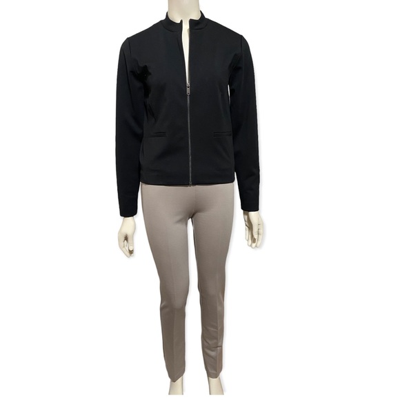 SALE 🌺 INSIGHT Light Weight Taupe Scuba Straight Pant NWT - Picture 2 of 12